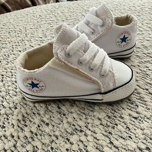 Converse Baby White All Star Shoes